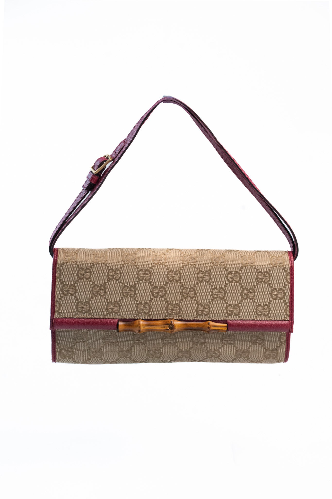 Gucci Bamboo Bar Clutch Crossbody