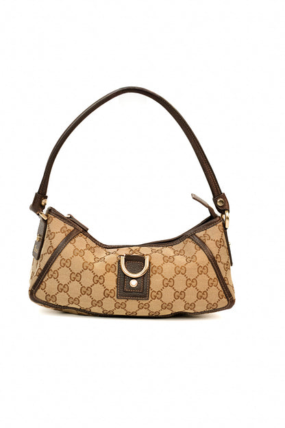 Gucci D-Ring Monogram Canvas Bag