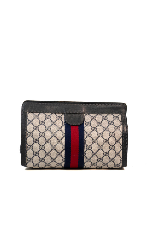 Gucci GG Supreme Ophidia Clutch