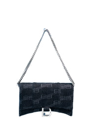 Balenciaga Monogram Hourglass Chain Bag