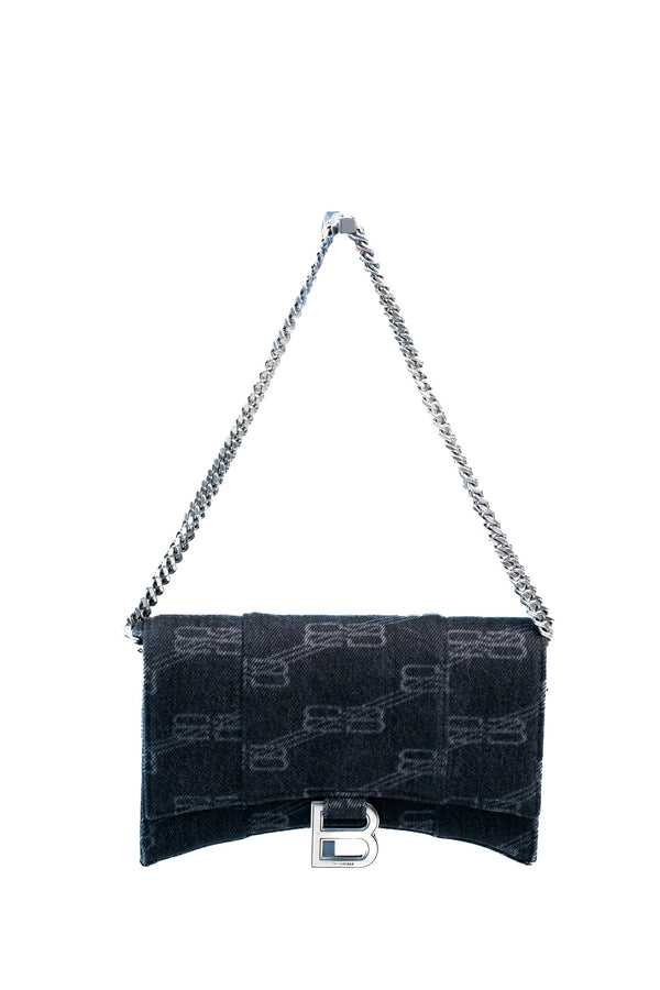 Balenciaga Monogram Hourglass Chain Bag