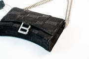 Balenciaga Monogram Hourglass Chain Bag
