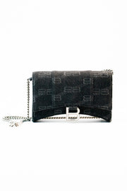 Balenciaga Monogram Hourglass Chain Bag
