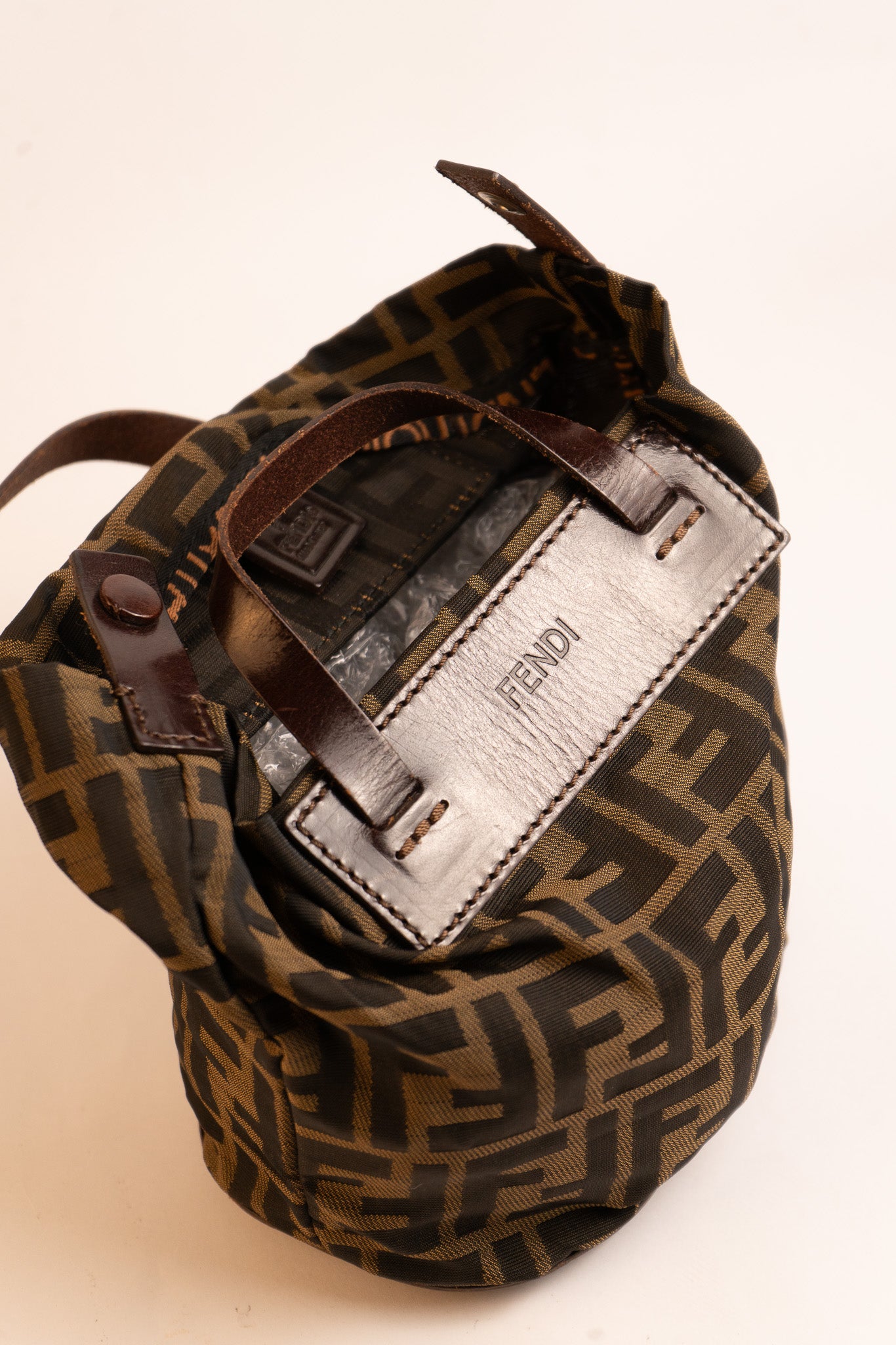Fendi Zucca Canvas Handbag