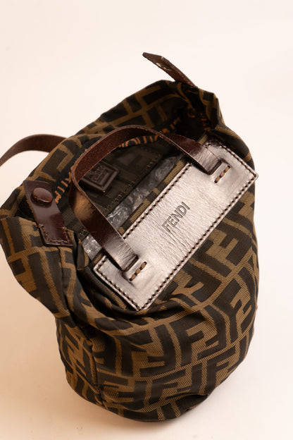 Fendi Zucca Canvas Handbag