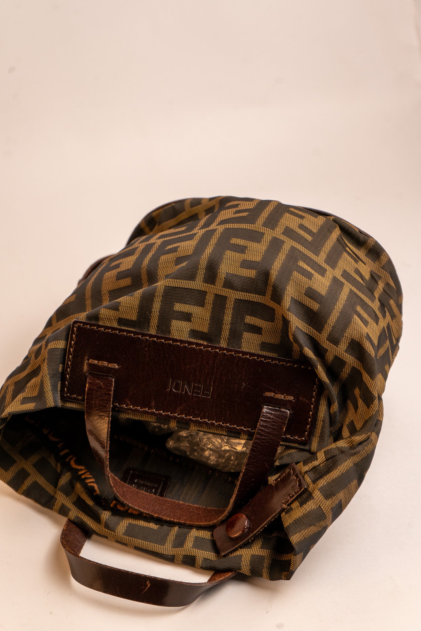 Fendi Zucca Canvas Handbag