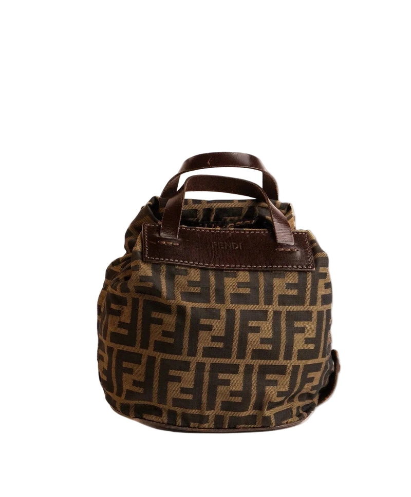 Fendi Zucca Canvas Handbag