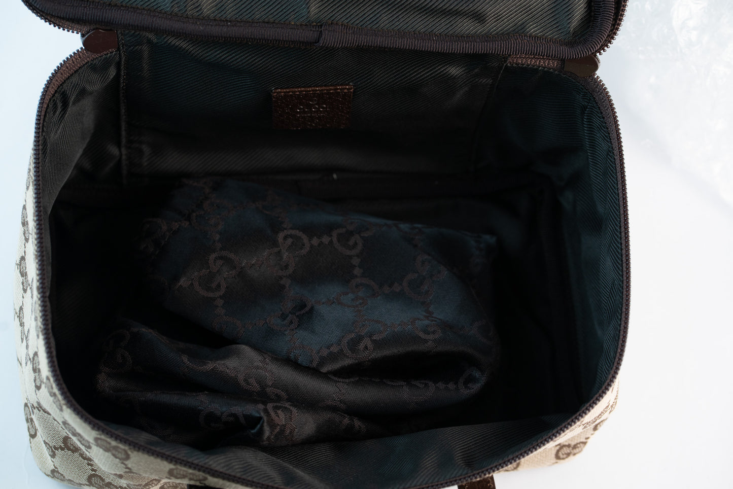 Gucci Canvas Vanity Bag