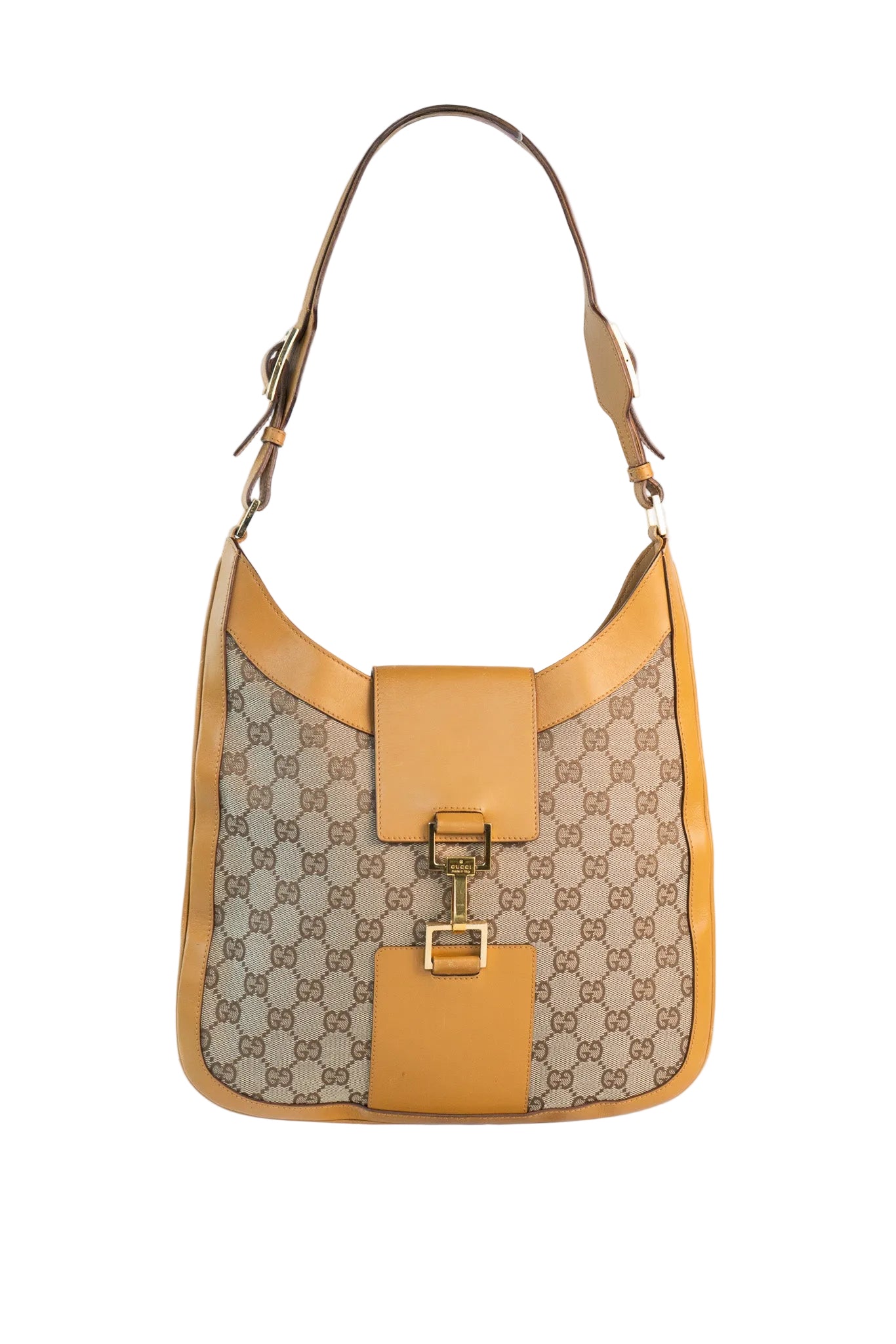 Gucci Canvas Horsebit Bag