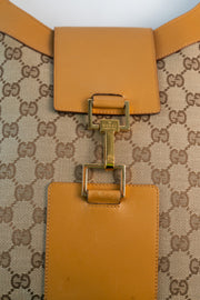 Gucci Canvas Horsebit Bag