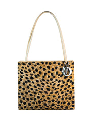 Christian Dior Leopard Print Tote