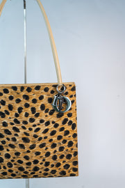 Christian Dior Leopard Print Tote