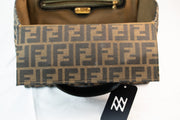Fendi Zucca Vanity Hand Bag