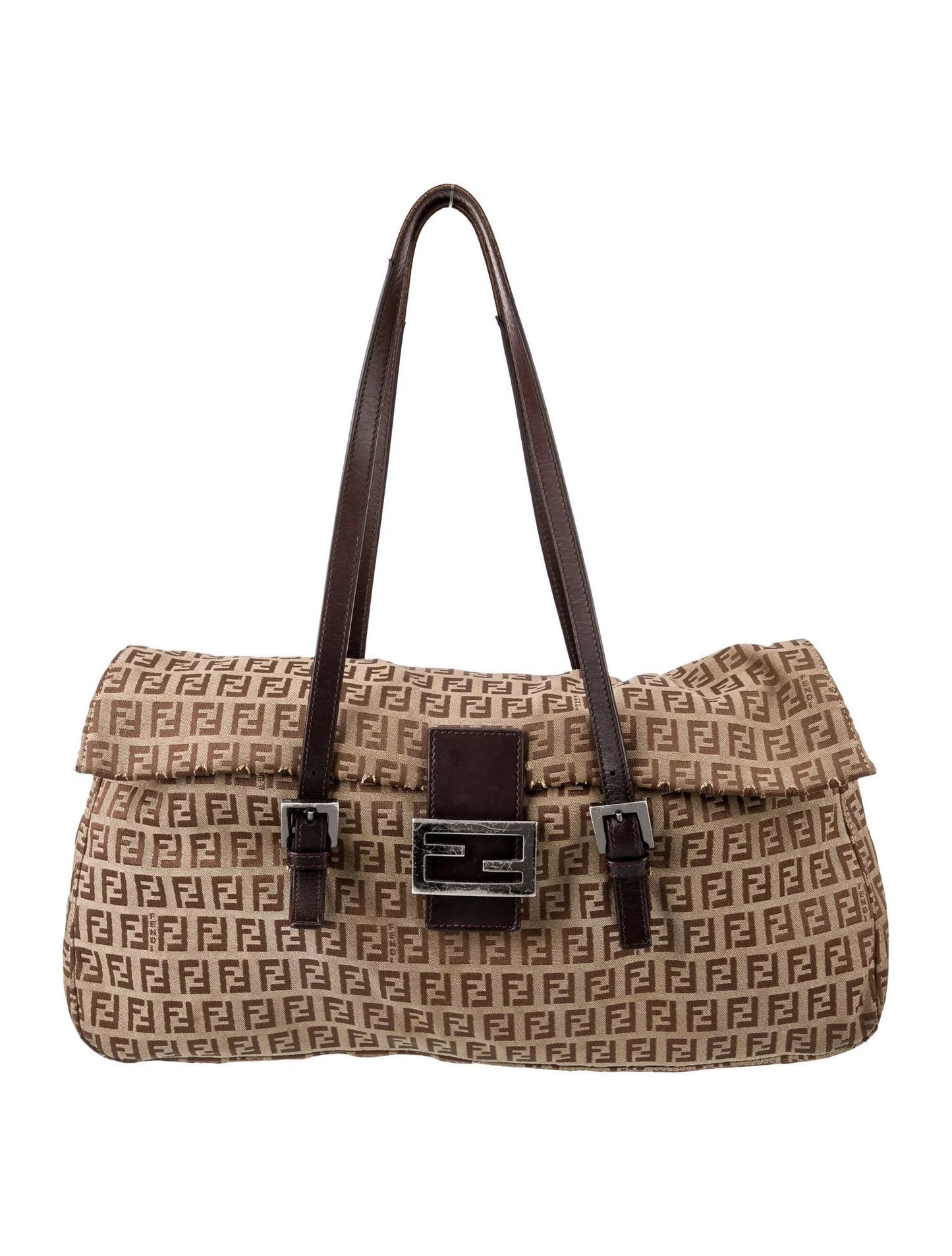 Fendi Zuccchino FF Shoulder Bag