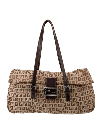 Fendi Zuccchino FF Shoulder Bag