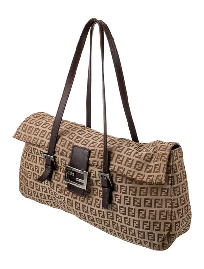 Fendi Zuccchino FF Shoulder Bag