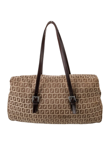Fendi Zuccchino FF Shoulder Bag