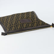 Fendi Zucca Canvas Clutch