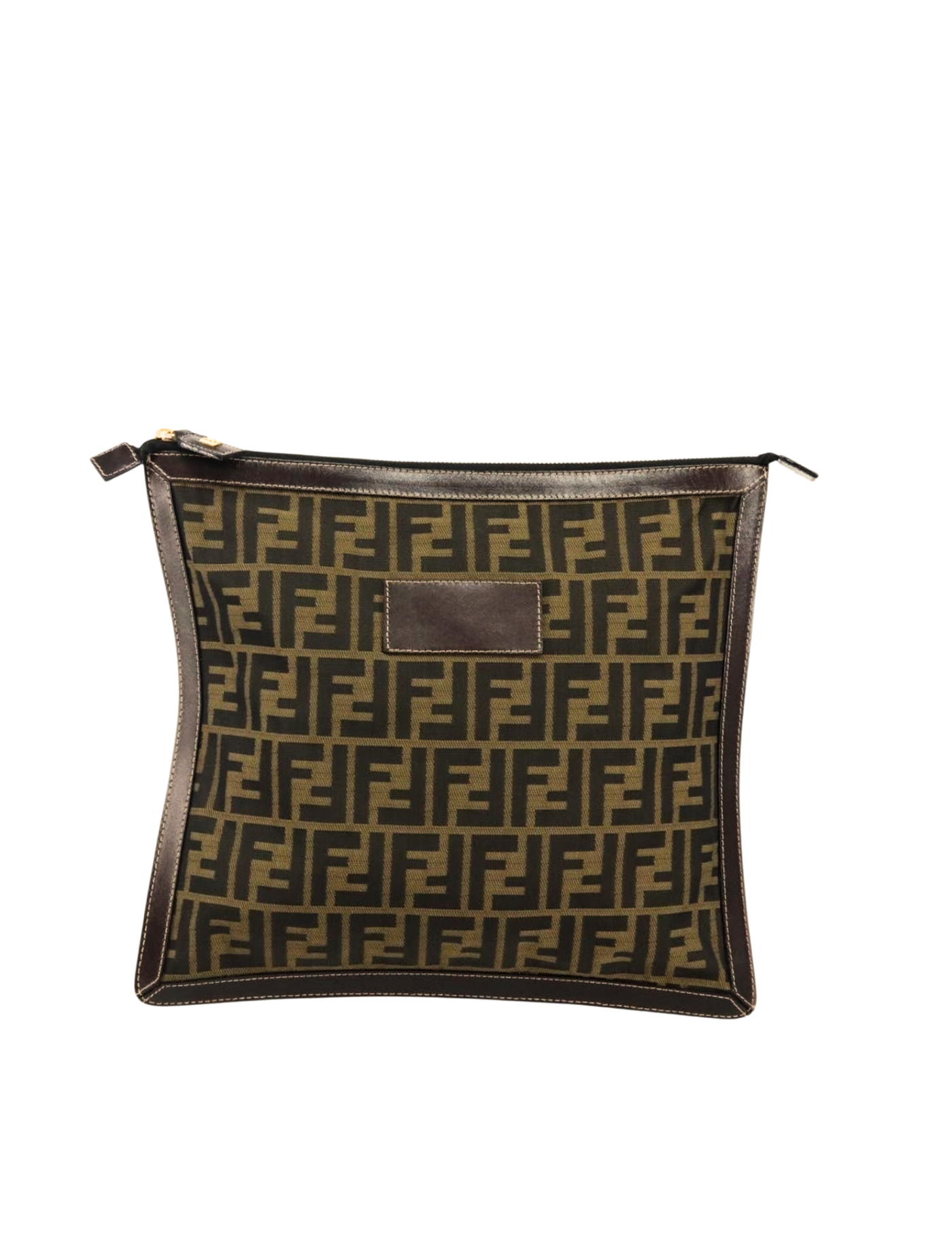 Fendi Zucca Canvas Clutch