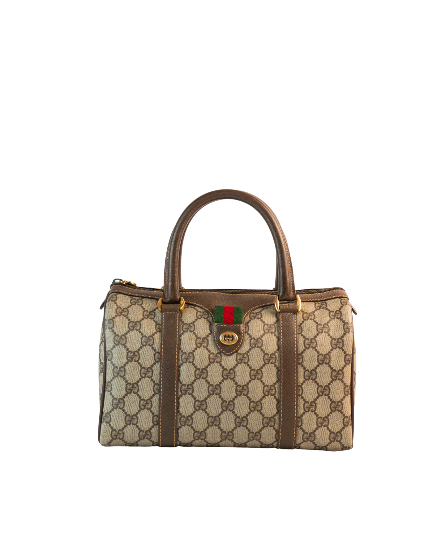 Gucci GG Supreme Web Sherry Boston